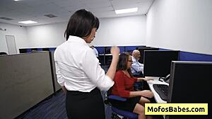 Big tit milf fucked hard at work and enjoy nasty facial in the break room - sasha pearl parker ambrose