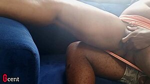 Hidden camera captures house boy touching hot wife