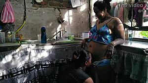 why does my neighbor slut seduce me while i'm washing dishes and lick my ass?