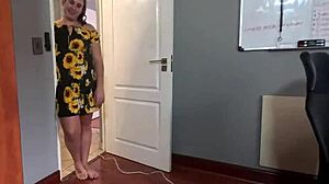 Oh wow, this dirty talking brunette babe sucks my big cock deepthroat style and makes me cum twice in homemade POV with gagging!