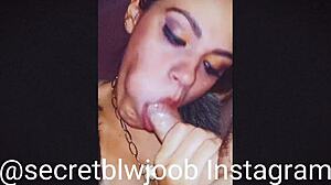 hey check out this secret blowjob compilation with handjob cumshots part 1