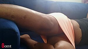 Hidden camera captures house boy touching hot wife