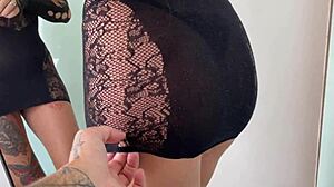 Big Booty Girlfriend Bent Over for Deep Doggystyle Pounding