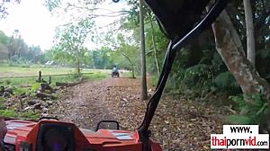 Dude tasting and fucking amateur Thai teen 18+ girlfriend's cherry fresh Asian pussy!