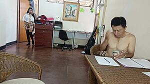 I just got home from school and my old stepfather starts fucking me hard