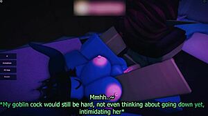 Goblin falls for slutty elf's big ass seduction leading to rough anal creampie