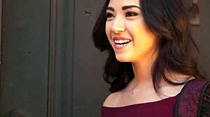 oh wow this teen takes a deep creampie outdoors after intense handjob and blowjob action