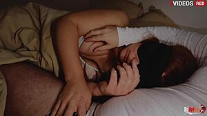 I Feel So Hot Sharing Bed with Stepmom, Fucking Her Big Ass and Cumming Hard