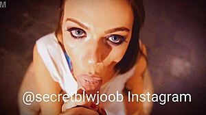 hey check out this secret blowjob compilation with handjob cumshots part 1