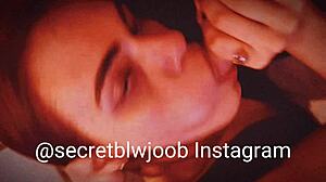 hey check out this secret blowjob compilation with handjob cumshots part 1