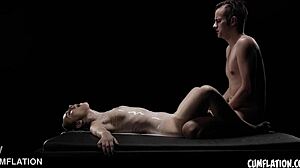 I'm your cum slut Alice Zaffyre, getting my pussy pumped with extreme cumflation and rough domination in wet squirting action