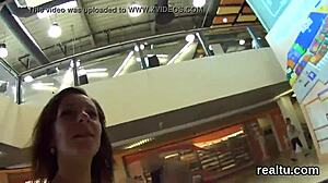 Seduced Czech Teen 18+ Gets Penetrated in Mall POV Encounter