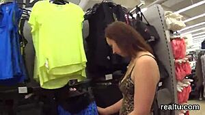 Seduced Czech Teen 18+ Gets Penetrated in Mall POV Encounter