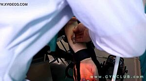 Doctor Fucks Bound Girl Hard On Hospital Desk!