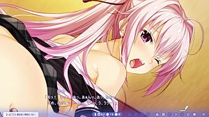 Bound in bondage with big tits exposed 😈