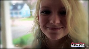 Skinny Blonde Coed Chelsie R Mouth And Pussy Fucked Hard