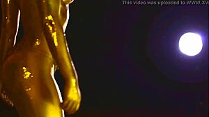 Nastya Vdovik Shows Off Her Golden Buttocks In Thong Panties