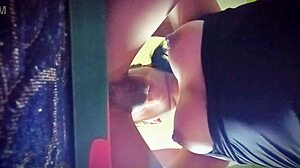 amateur girl in bedroom sucking boyfriend cock and getting face fucked hard