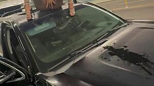 how does squirting all over memphis feel while fucking in doggystyle blowjob outdoor public with wet pussy flashing clothes ripped?