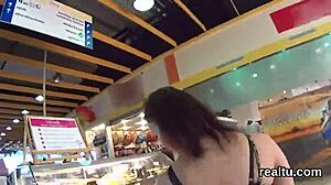 Seduced Czech Teen 18+ Gets Penetrated in Mall POV Encounter