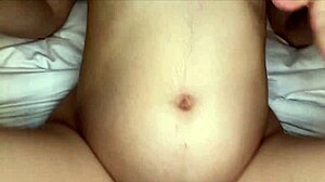 pregnant ambar prada takes creampie inside