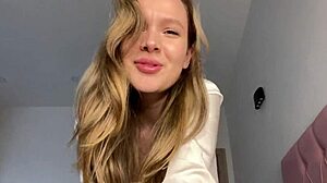 Good Morning With Lovely Girlfriend In Pov Virtual Sex Featuring Petite Babe Riding Cowgirl And Missionary With Big Natural Tits Blonde Creampie In Lingerie And Wet Pussy For Romantic Early Morning Feel