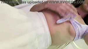 Ki-sim uses a dildo to reach intense orgasm in this skinny tattooed teen solo session