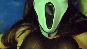 Horny Ghostface Gf Sneaks In For Wild Ride And Cumshot!