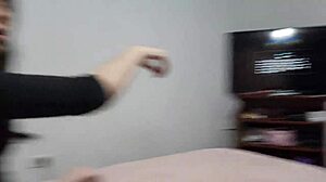 Roasted and spurred after stone paper tiger game leads to hot sex with athletic big tits wife Laura in outdoor public casting