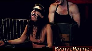 hey, what's up with this redhead teen 18+ in a wild threesome bondage session with latina domination?