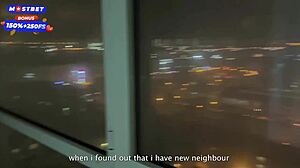 my pretty neighbor just couldn't hold back from my charm