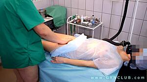 Doctor Fucks Bound Girl Hard On Hospital Desk!