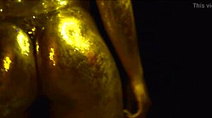 Nastya Vdovik Shows Off Her Golden Buttocks In Thong Panties