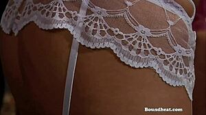 Naughty Lesbian Slave Whipped By Mistress!