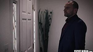 House owner craved that teen latina ass and claimed it with rough blowjob