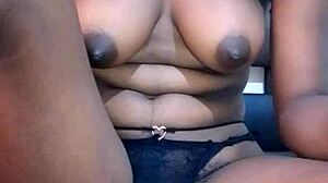 why does this african get fucked until she cums so hard?