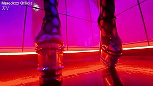 sensual seduction with curvy redhead teasing in lingerie 😘