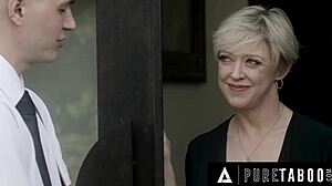 Religious stud mentors lonely housewife dee williams into taboo temptation