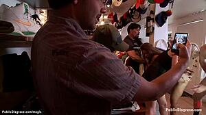 big boobs milf craves intense anal pounding in public spot