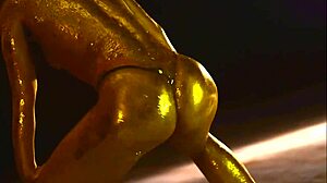 Nastya Vdovik Shows Off Her Golden Buttocks In Thong Panties