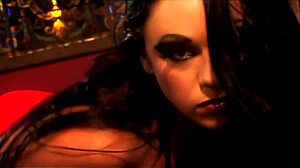 Wild Black Panther In Boots And Fishnets Gets Licked And Fucked Hard In Cowgirl On Sofa. She Demands Rough Doggystyle Banging With Cum In Mouth.