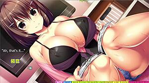 Manami gets hungry for rimjob and fingering in tenioha 2 route part 9