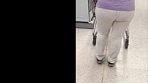 Pantalon Y Cachetero Blanco Mexican Crossdressing