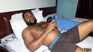 Krissyjoh Entertains His Visiting Friend With His Sexy Ebony Girlfriend On Holiday!