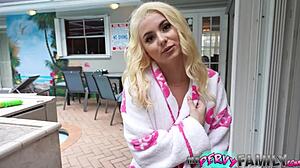 oh man i just creampied my delinquent teen 18+ stepdaughter aria banks in her tight pussy bent over doggystyle with blonde small tits and natural nipples after taboo blowjob