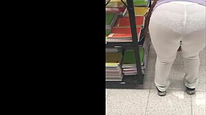 Pantalon Y Cachetero Blanco Mexican Crossdressing