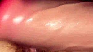 Hairy bbw milf fisted squirting with big cock and toys!