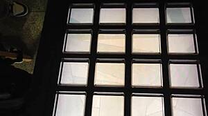 Russian girl does snowy dance in exciting performance