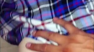 ay aaay it hurts my little pussy innocent mexican student girl fucks neighbor for gifts homemade real