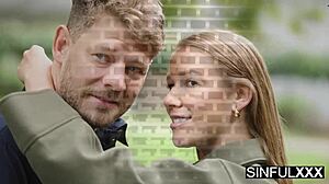 kitana lure and alexis crystal team up with michael fly for shaved pussy licking. they dive into tight wet fucking in ffm threesome by sinfulxxx